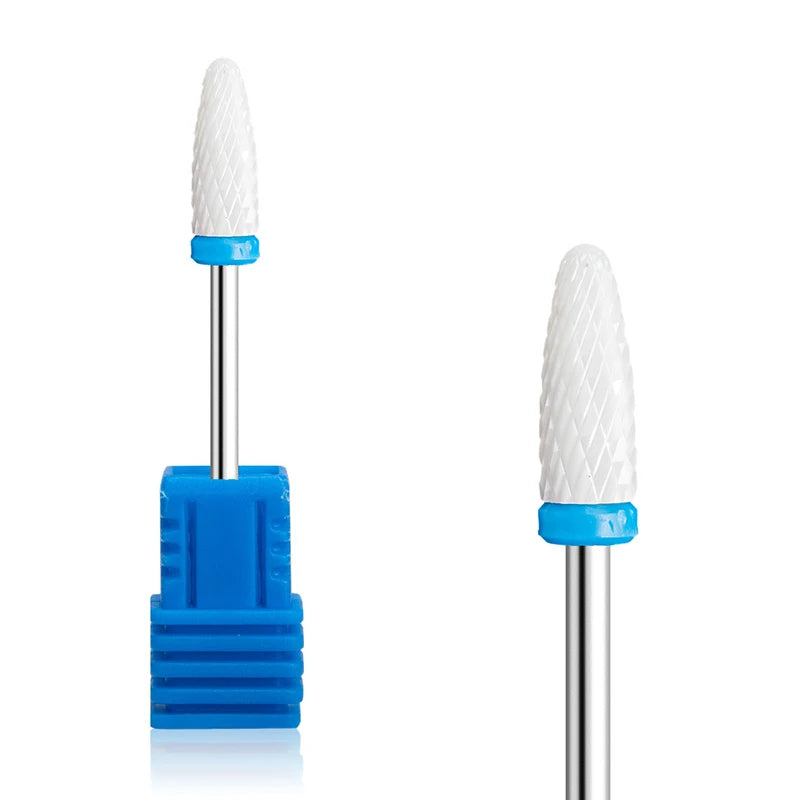 1pcs Ceramic Milling Cutter Nail Drill Bits Electric Manicure Drills Pedicure Mill Bits Machine Files Nail Art accessories Tool