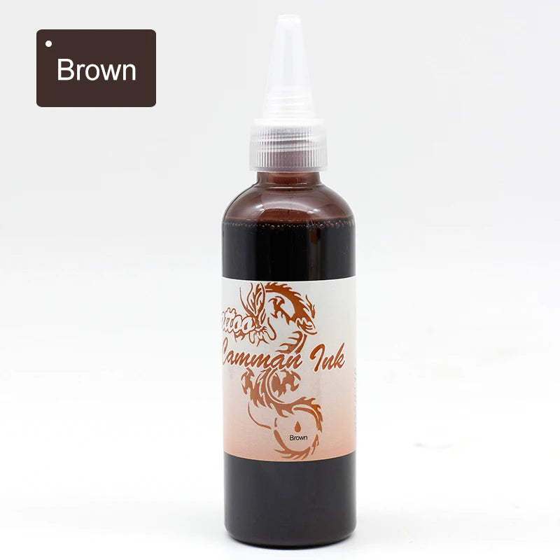 100ml Temporary Tattoos Ink Semi Permanent Airbrush Fake Common Ink For Body Art Gloss Tint Paint Beauty Pigment Makeup Supplies