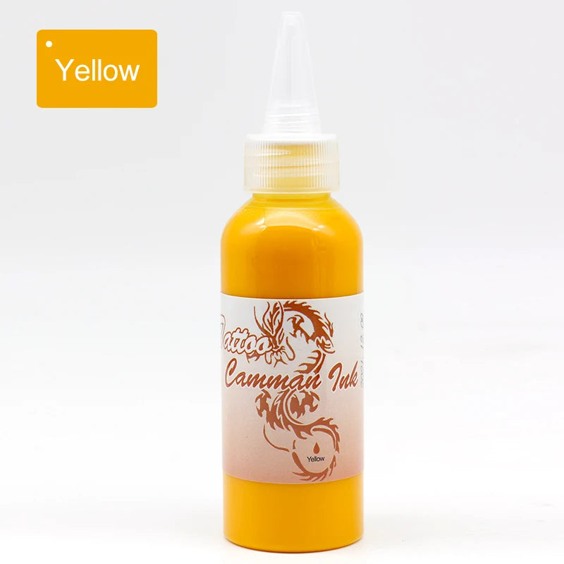 100ml Temporary Tattoos Ink Semi Permanent Airbrush Fake Common Ink For Body Art Gloss Tint Paint Beauty Pigment Makeup Supplies