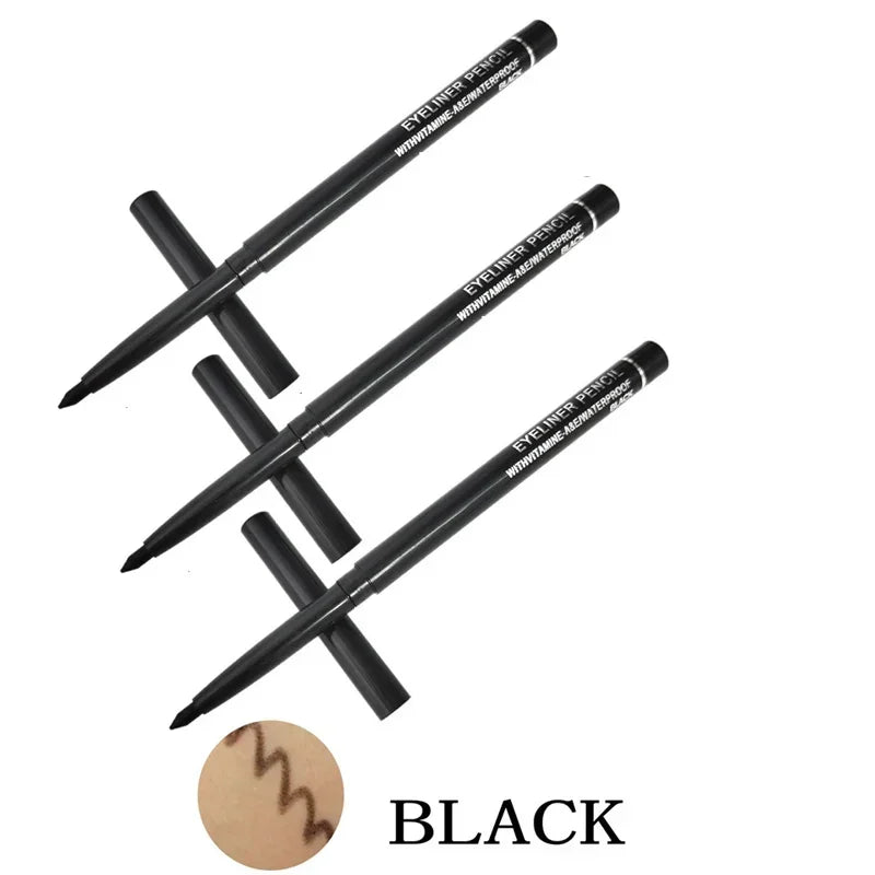 1/5/20pc Lasting Waterproof Liquid Eyeliner Non-fading Smooth Quick Drying Eyeliner Pencil No Ink Leakage Black Eye Liner Makeup