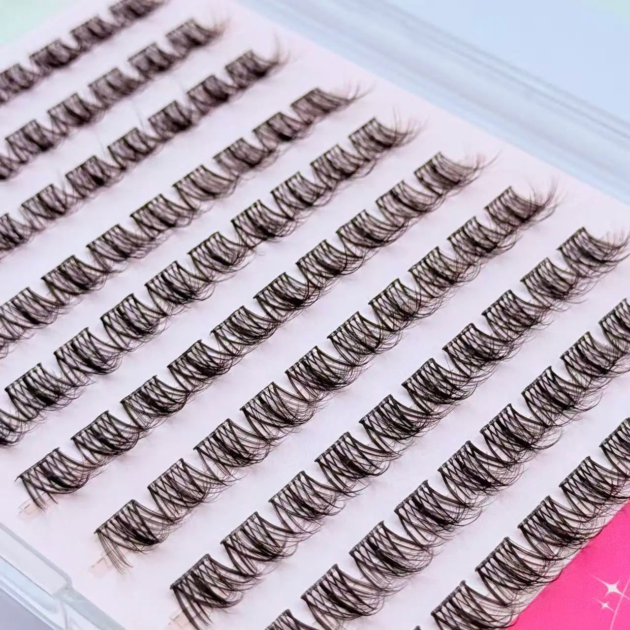 LONZUNIN Hot Sales Faux Mink Soft Wispy Fake Lashes 5D Fluffy No Glue Eyelashes