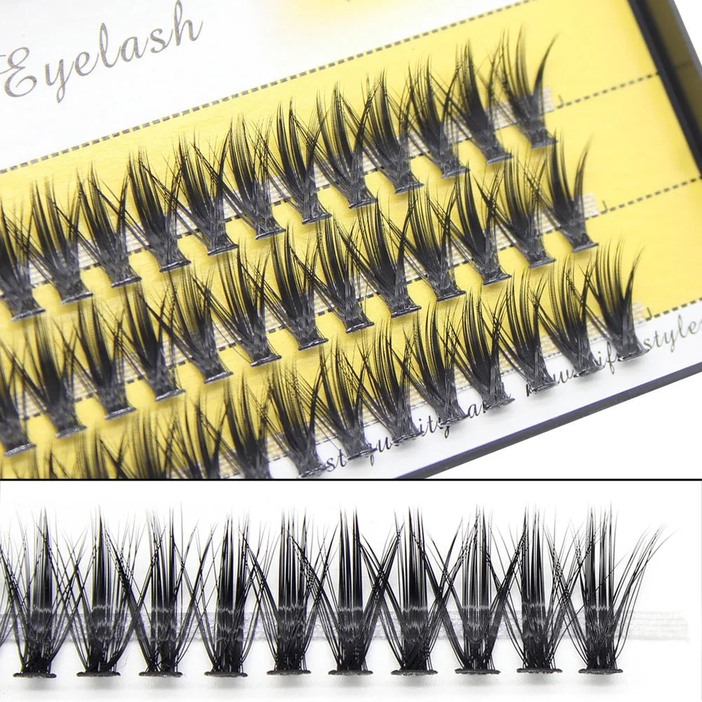 Moonlily 20D/30D Mink Eyelashes Extension Professional Makeup 3D Volume Effect Graft Eyelash Faux False Fake Individual Lashes