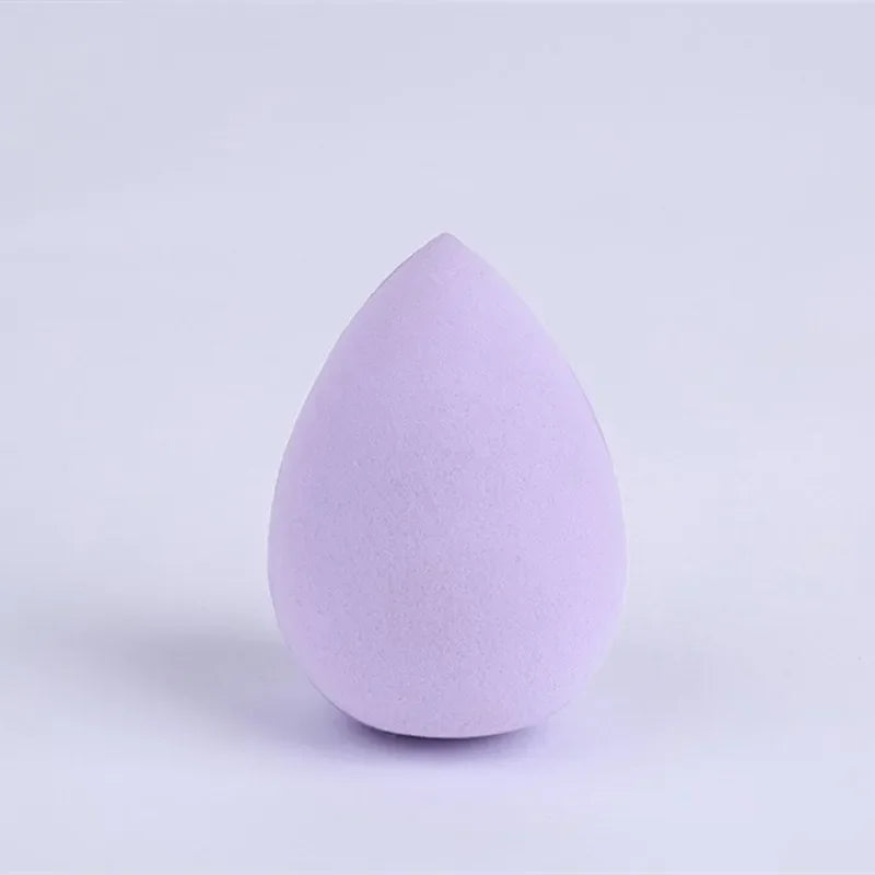 1pc Empty Transparent Puffs Drying Box Storage Case Portable Sponge Stand Cosmetic Egg Shaped Rack Makeup Puff Holder