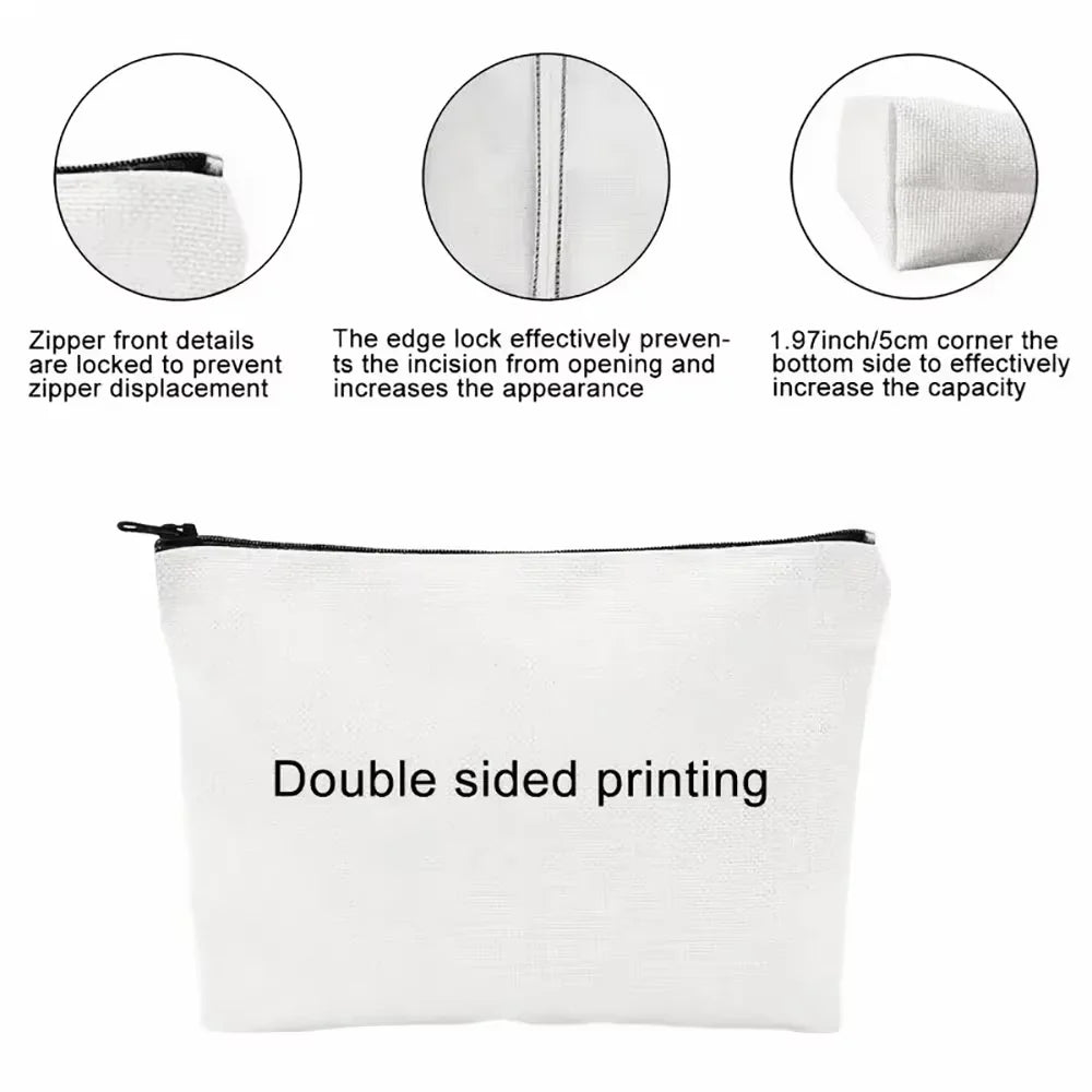 1pc Wizard Makeup Bag - Foldable & Lightweight Cosmetic Pouch with Zipper, Ideal Cute Travel Organizer, Birthday Gift