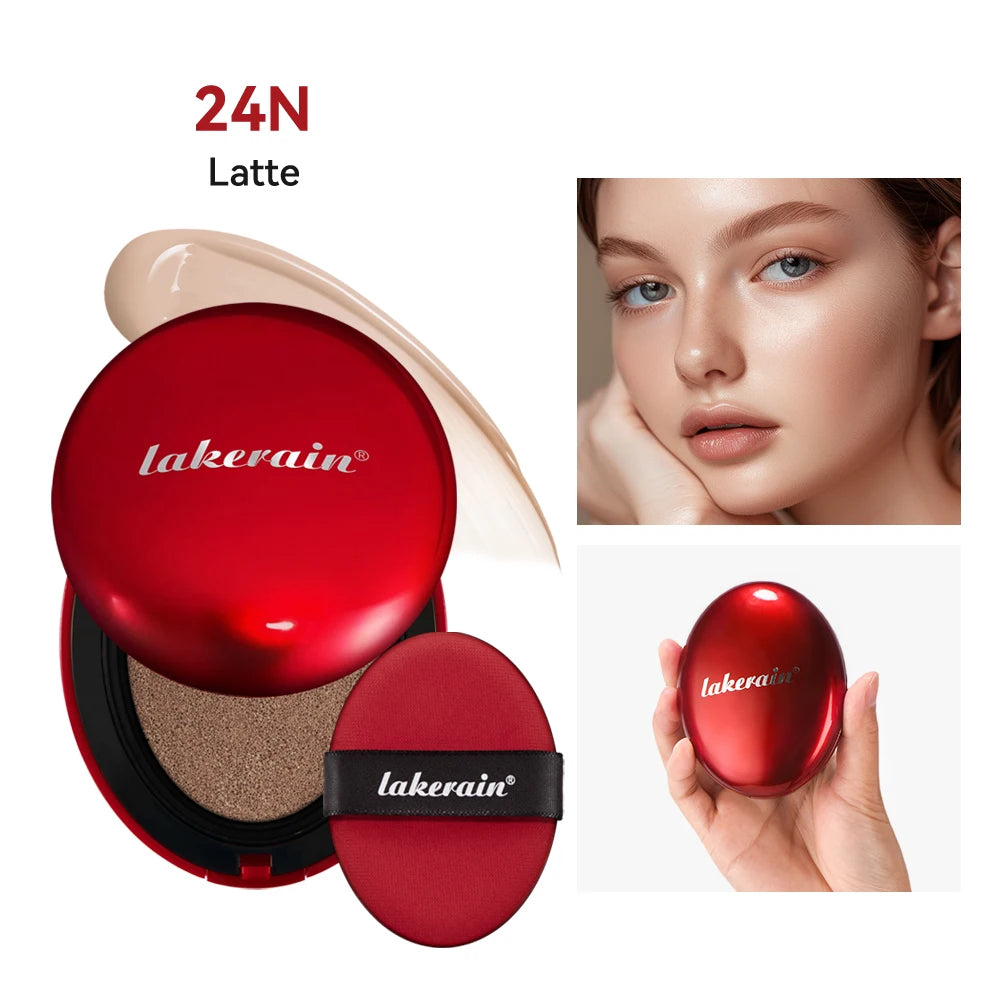 Long-lasting Coverage Foundation Sun Protection Cushion Foundation Semi-Matte Finish 72-Hour Wear Face Base Makeup Cosmetics