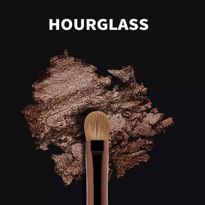Hourglass Makeup Brush Set 10 Soft and Convenient Eyeshadow, Concealer, Stucco, Grooming Face Makeup Brushes