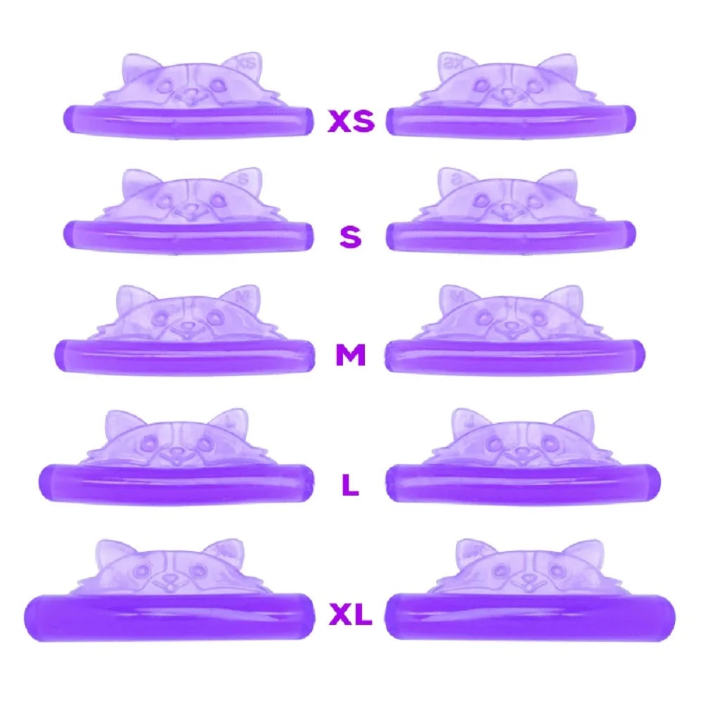 5 Pairs C Curl Silicone Lash Lift Pads Sticky Eyelash Perm Rods Shield – 3D Lash Curler Makeup Accessories