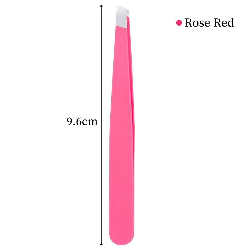 1 Pc Eyebrows Tweezers Trimmer Professional Beard Eyelash Brow Face Hair Removal Tweezer Beautfy Makeup Stainless Steel Tools