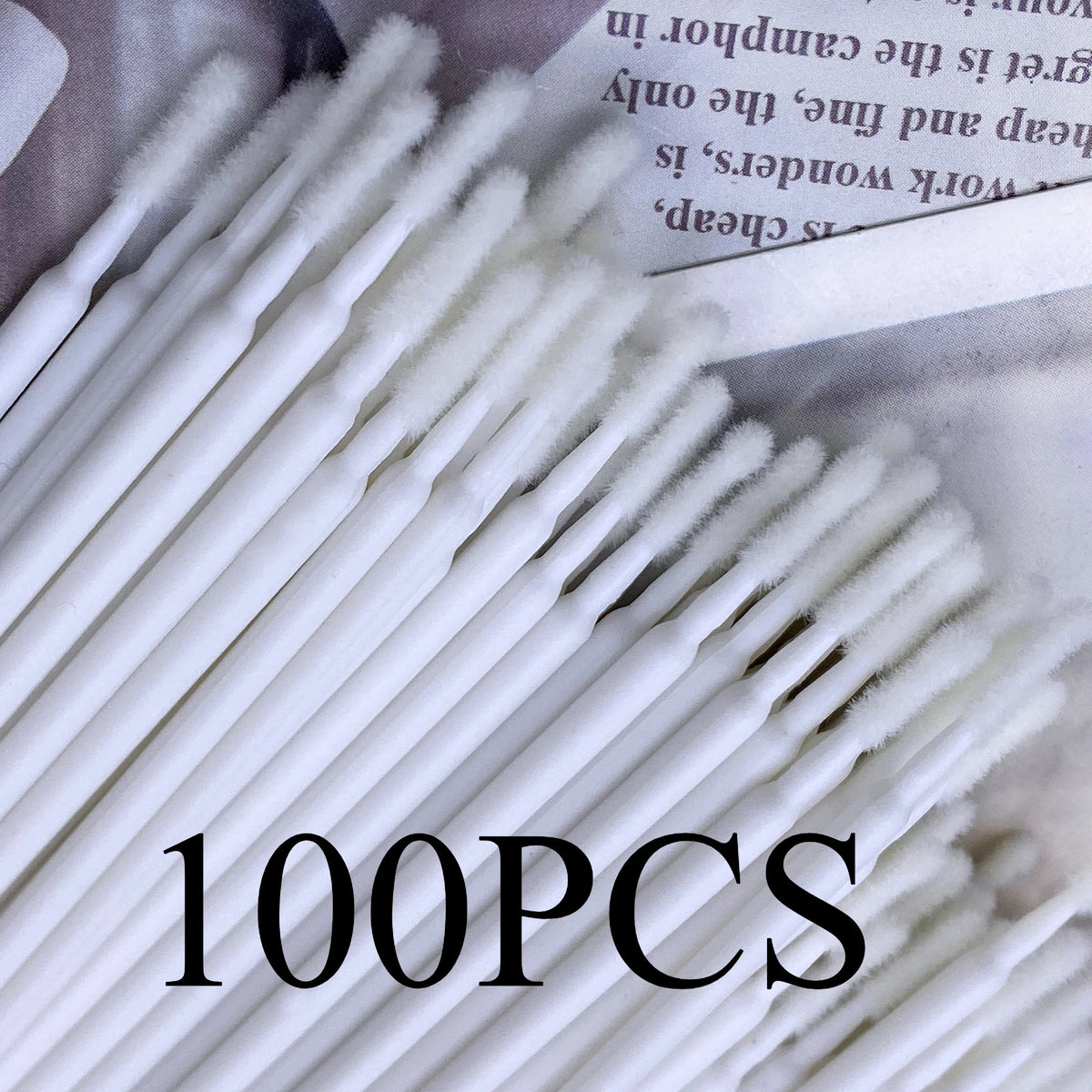 100/400pcs Micro Brush Disposable Lash Removing Swab Microbrush Mascara Wands Applicator Eyelash Extension Makeup brushes Tools