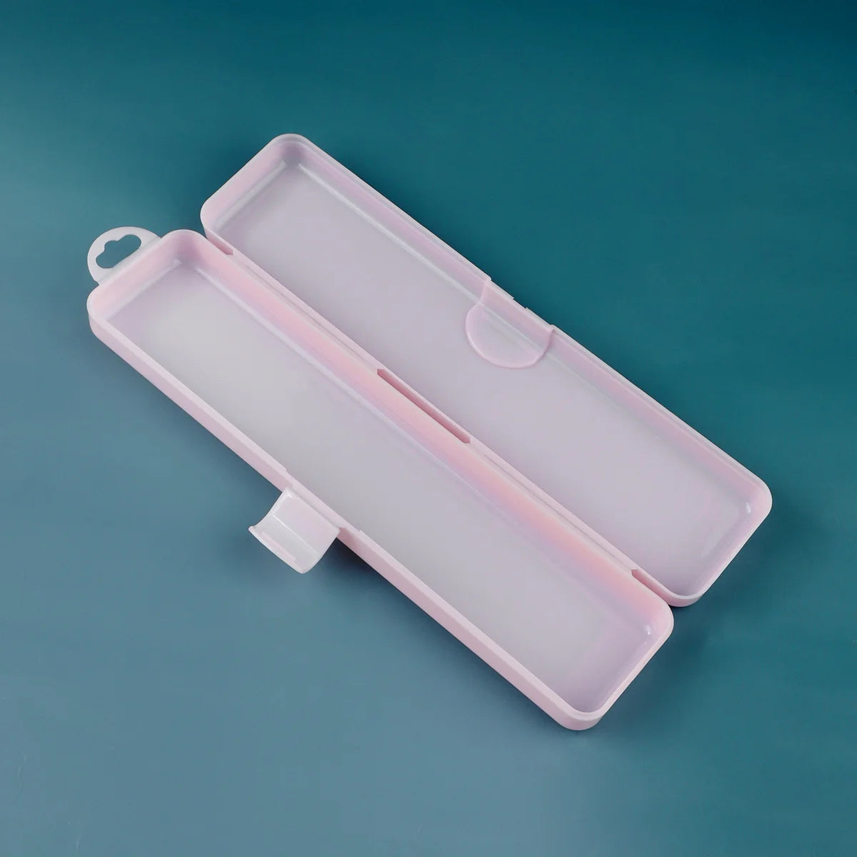 Portable Makeup Brush Storage Box Eyebrow Pencil Tableware Chopsticks Transparent With Cover Organizer Case Beauty Tool