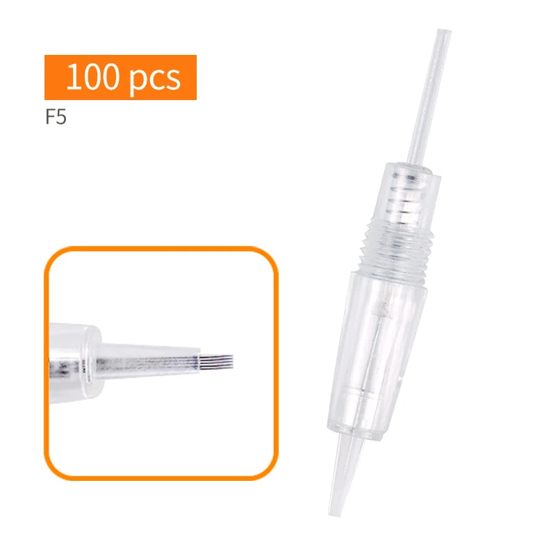Tattoo Needles Disposable Sterilized Tattoo Needle For Eyebrow Eyeliner Makeup for Tattoo Machines Blunt R1 R2 R3 R5 R7 F3 F5 F7