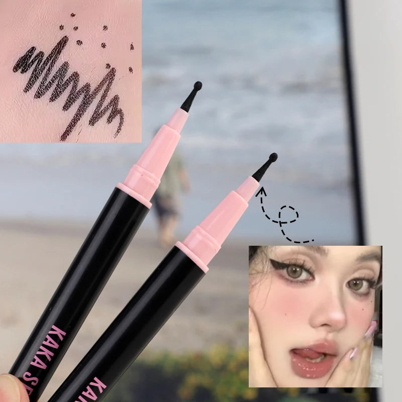 Realistic Natural Freckle Pen Fast Drying Waterproof Lifelike Round Head Freckle Spot Stamp Lasting Non-fading Dot Mole Makeup
