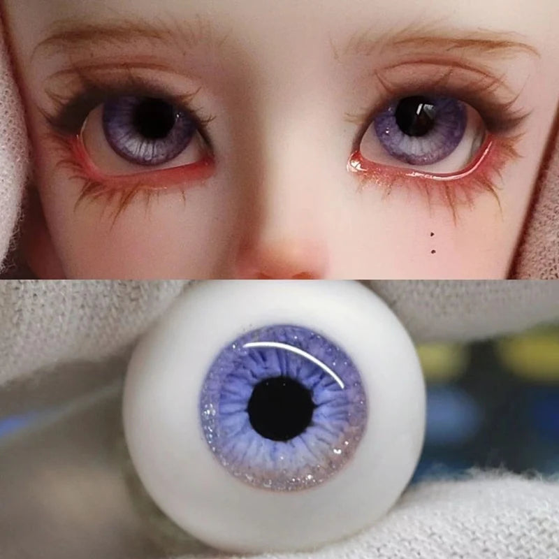 1 Pair Resin Eyes 10/12/ 14/ 16/ 18mm 1/3 1/4 1/6 Bjd Change Makeup Accessories Girls Dress Up Toys