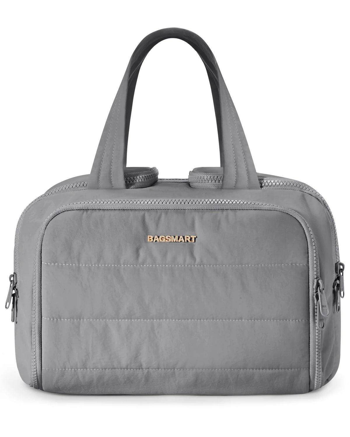 BAGSMART Large Capacity Travel Toiletry Bag Opening Makeup Bag Portable Cosmetic Storage Bag With Handle For Accessories Toiletr