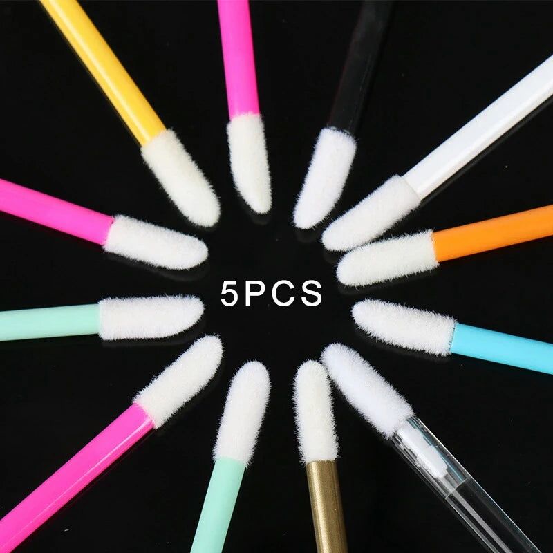 New 5/50/100 Pcs Disposable Lip Brush Eyelash Makeup Brushes Lash Extension Mascara Applicator Lipstick Wands Set Cosmetic Tools