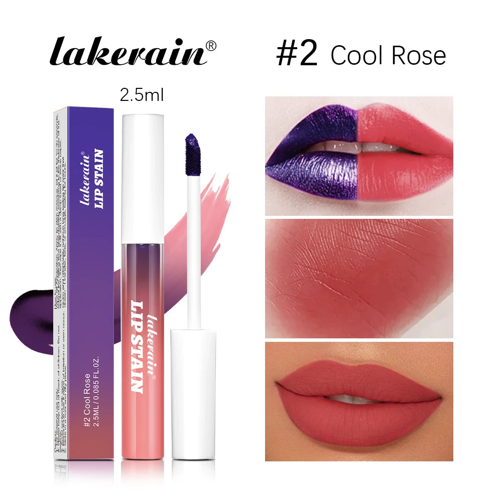 3Colors Blading Lip Gloss Peel and Stick Set Long-lasting Waterproof Pink Lip Gloss Transfer Resistant Natural Lip Cosmetics