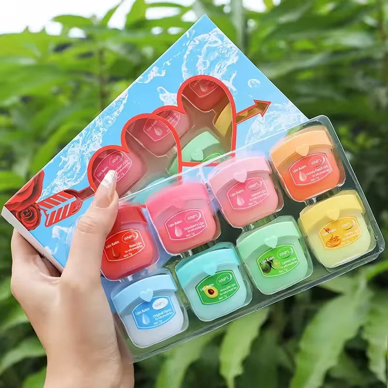 4/6/8pcs Moisturizing Lip Balm Sets Lipstick Makeup Natural Plant Base Moisturizer Lip Balm Anti-Cracking Lips Skin Care