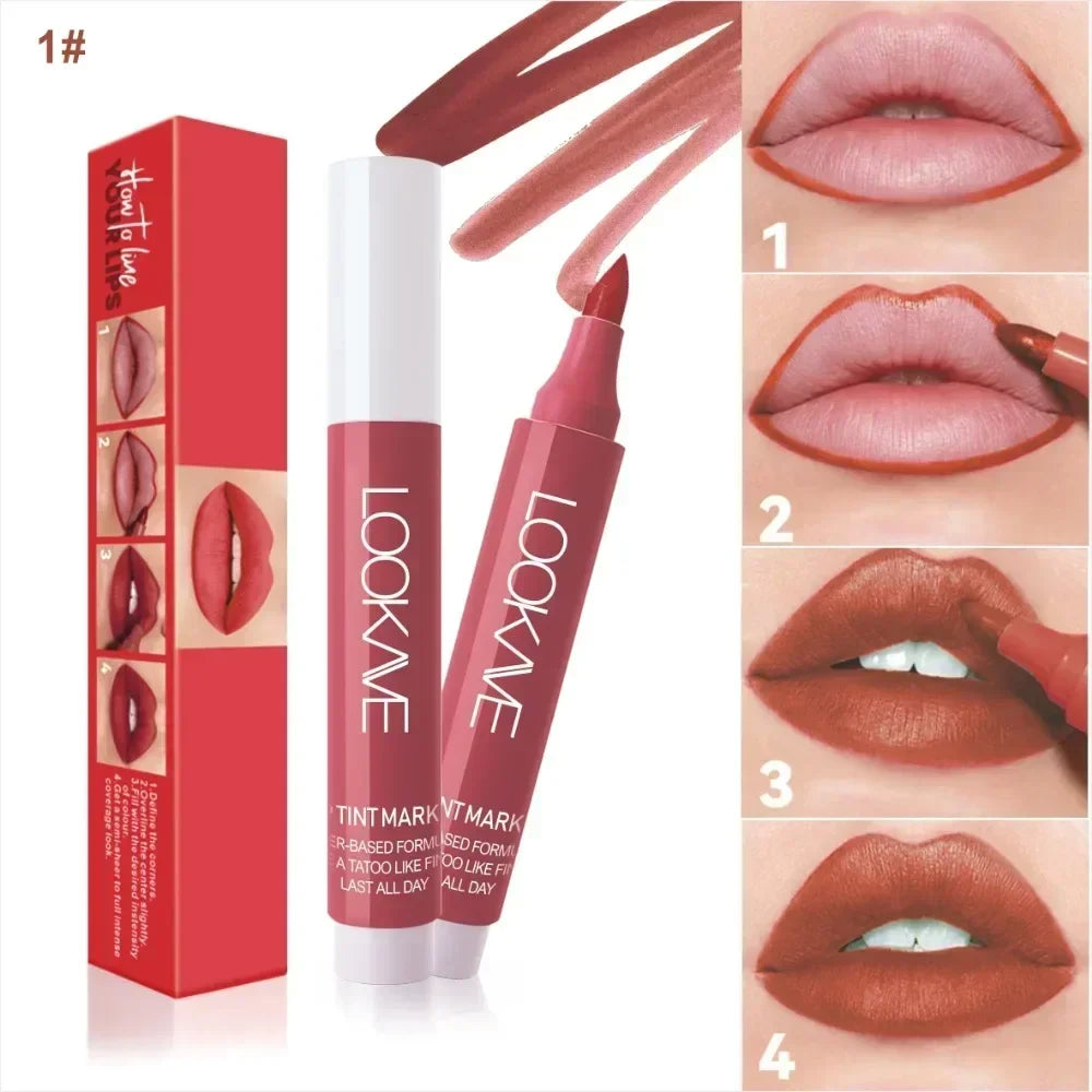 Plump Liquid Lipliner Pen Lasting Lipstick Marker Stick Waterproof Moisturize Matte Nude Red Contour Tint Lipgloss Tattoo Makeup