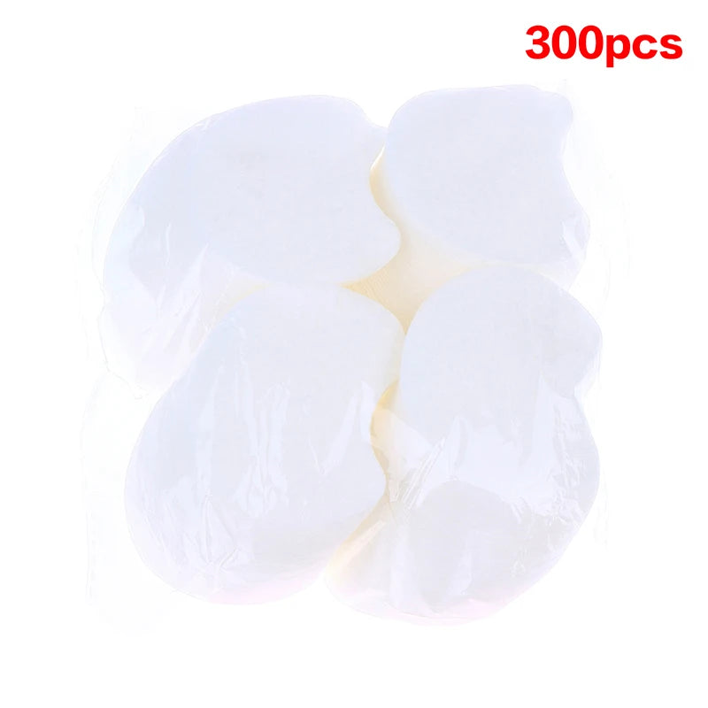 Bulk Pack Disposable Makeup Cotton Pads 60/300/600/1200Pcs Soft Pearl Notched Design Facial Cleansing Remover Pads Cosmetic Tool