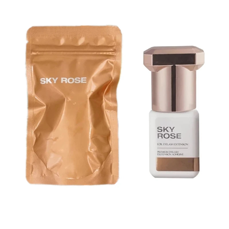 5 Bottles SKY Rose Glue Eyelash Extensions 1s Fast Drying Korea Sky Glue 5ml False Lash Glue Makeup Tools Adhesive Supplies Shop