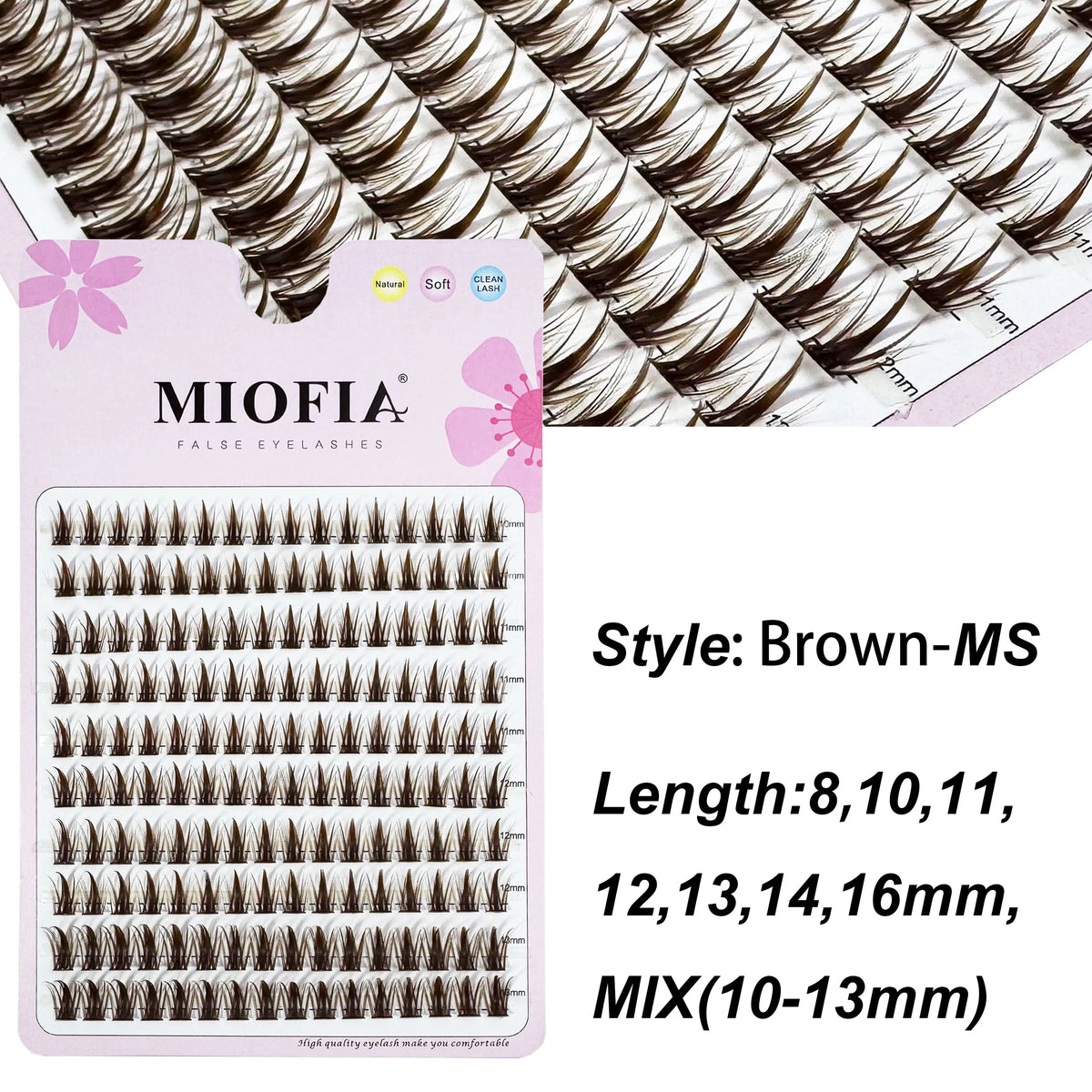 1 box/160 bunches Mink Eyelashes 3D Russian individual Eyelash cluster Natuaral Eyelash Extension Makeup Tools Lashes Wholesale