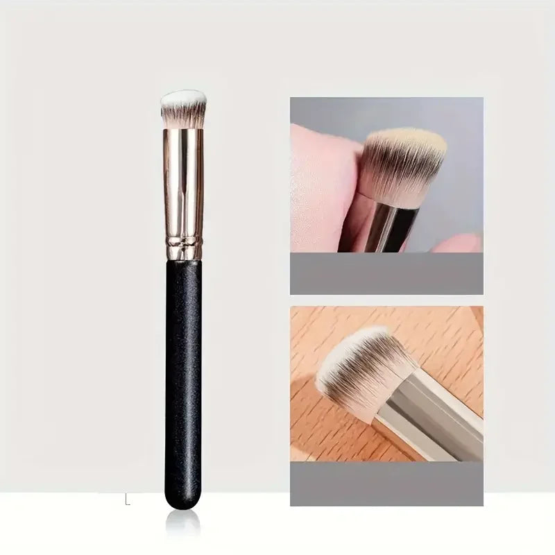 Foundation concealer brush, nose contour blush brush, perfect dense makeup brush for the eyes, ideal gifts & convenient travel
