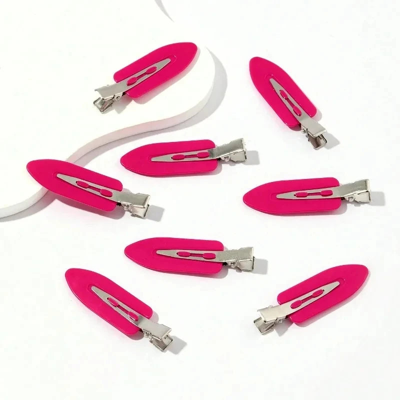 8pcs/set Women Girls No Bend Seamless Hair Clips Side Bangs Barrette Makeup Washing Face Accessories Styling Hairpins