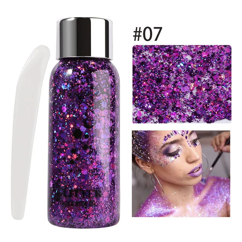 Shimmer Sparkle Body Face Glitter Parties and Makeup Art Safe for All Skin Type Easy to Apply Long Lasting