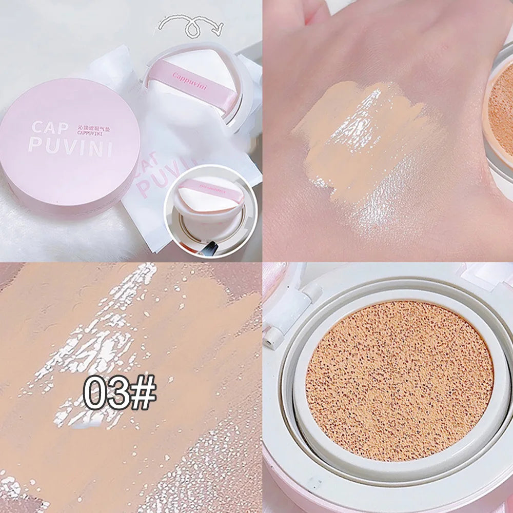 Concealer Air Cushion Naturally Long-lasting Makeup Brightening, Modifying Dullness Not Easy To Get Stuck Cappuvini Liquid Found