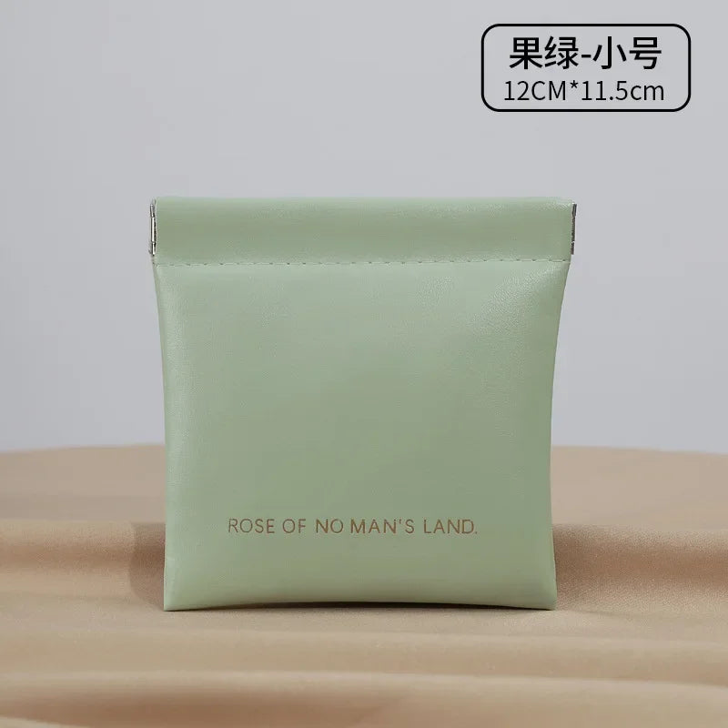 파우치 Simple Lipstick Makeup Storage Bag Women Fashion Portable Mini Key Jewelry Cosmetic Organizer Pouch Handbag Косметичка 2025