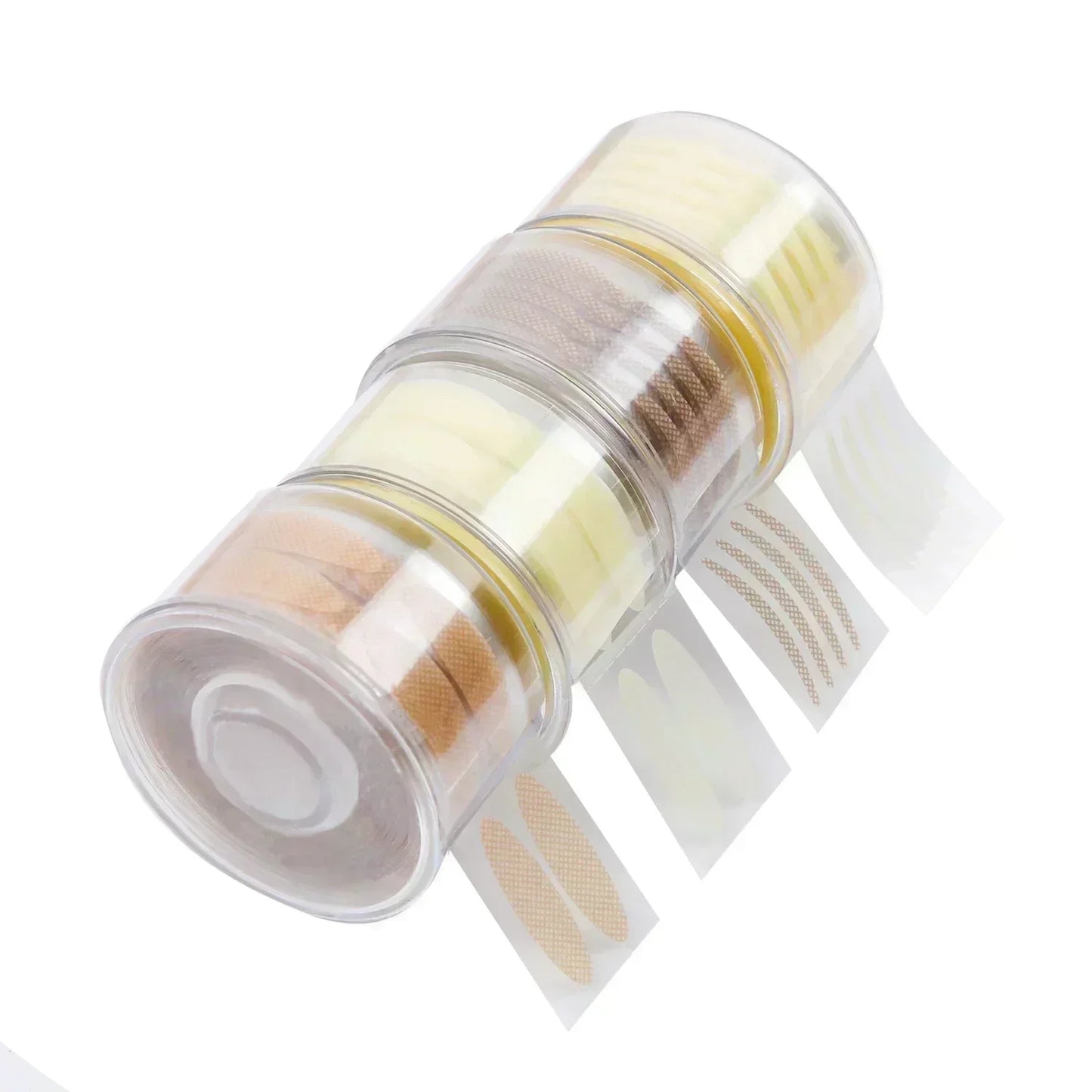 Self-adhesive Double Eyelid Tape Sticker Invisible Lace Mesh Eyelid Paste Natural Strips Olive-shaped Eye Lift Makeup Tools