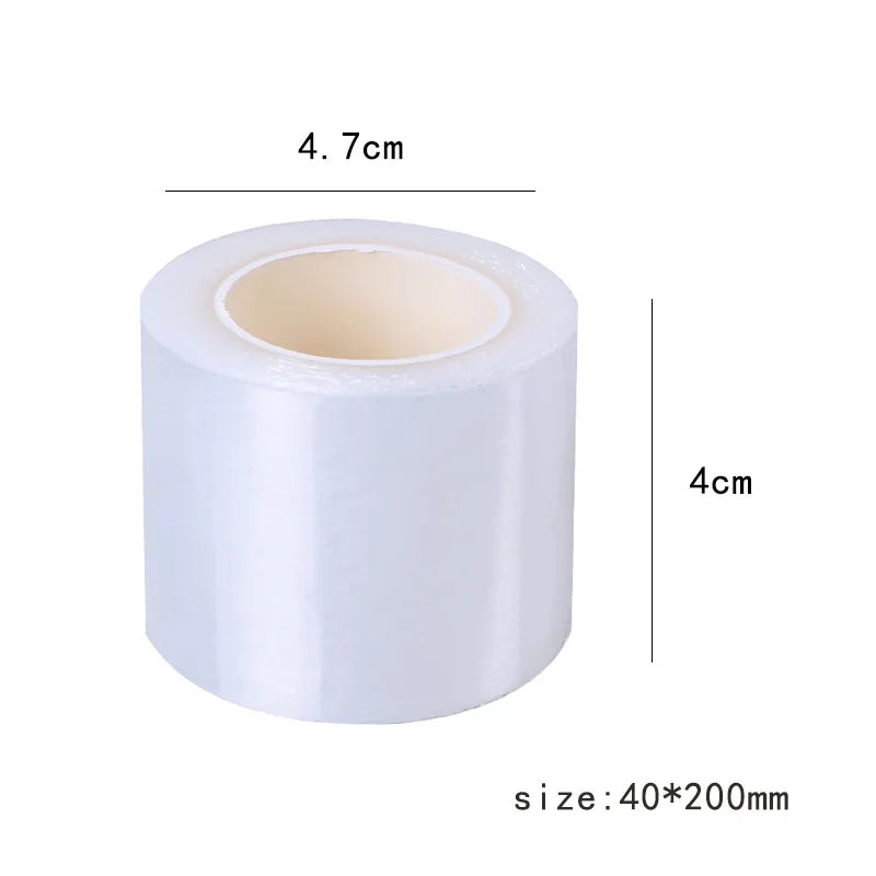 1 Roll 200M Plastic Wrap Eye Use Preservative Film Lash Remover Clear False Eyelash Extension Permanent Women Makeup Tools