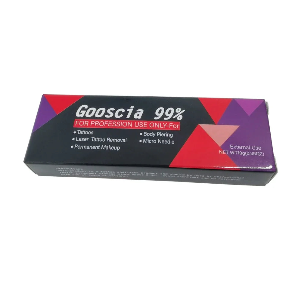 New 99% Gooscia Tattoo Cream Before Permanent Makeup Microblading Eyebrow Lips Body Beauty Tattoo Removal 10g