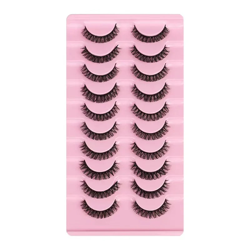 2/10Pairs 3D Mink Lashes russian strip lash Dramatic False Eyelashes Faux Cils Makeup Wholesale Fake Eyelash Extension maquiagem