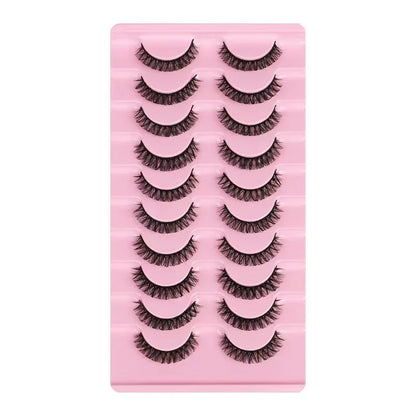 2/10Pairs 3D Mink Lashes russian strip lash Dramatic False Eyelashes Faux Cils Makeup Wholesale Fake Eyelash Extension maquiagem