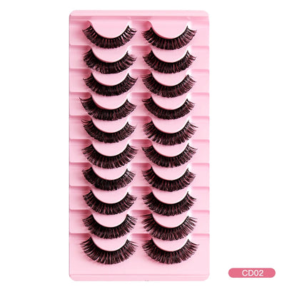 2/10Pairs 3D Mink Lashes russian strip lash Dramatic False Eyelashes Faux Cils Makeup Wholesale Fake Eyelash Extension maquiagem