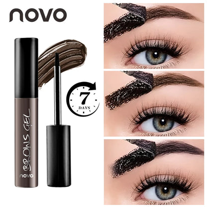 Long-Lasting Eyebrow Tint Gel, Waterproof, Semi-Permanent, Quick-Dry Transfer, Eyebrow Tattoo Beauty Cream, All Skin Types