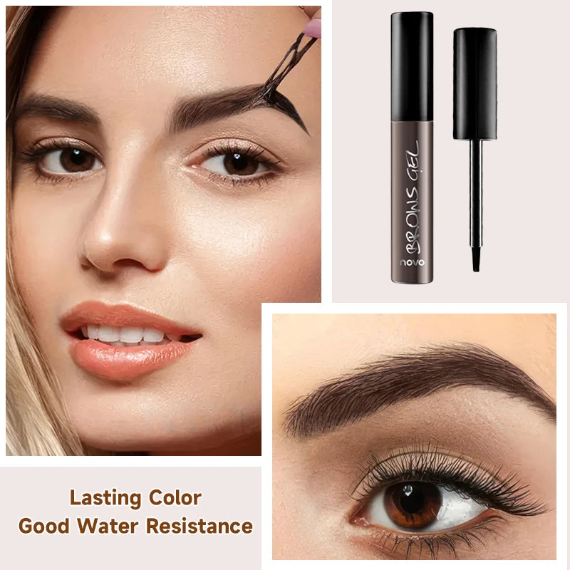 Long-Lasting Eyebrow Tint Gel, Waterproof, Semi-Permanent, Quick-Dry Transfer, Eyebrow Tattoo Beauty Cream, All Skin Types