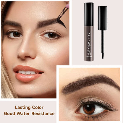 Long-Lasting Eyebrow Tint Gel, Waterproof, Semi-Permanent, Quick-Dry Transfer, Eyebrow Tattoo Beauty Cream, All Skin Types