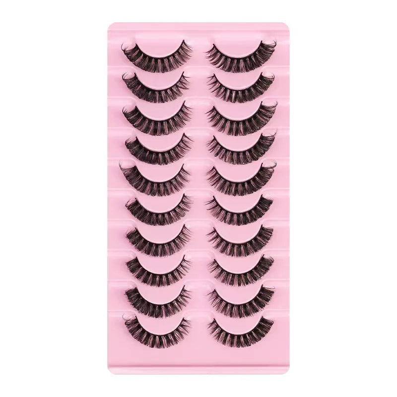 2/10Pairs 3D Mink Lashes russian strip lash Dramatic False Eyelashes Faux Cils Makeup Wholesale Fake Eyelash Extension maquiagem