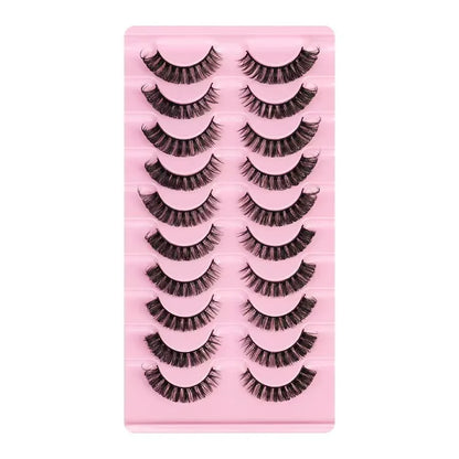 2/10Pairs 3D Mink Lashes russian strip lash Dramatic False Eyelashes Faux Cils Makeup Wholesale Fake Eyelash Extension maquiagem