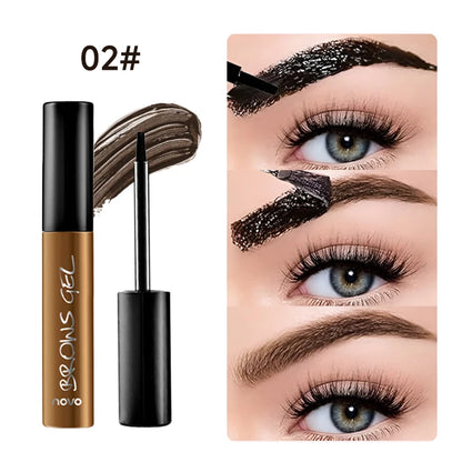 Long-Lasting Eyebrow Tint Gel, Waterproof, Semi-Permanent, Quick-Dry Transfer, Eyebrow Tattoo Beauty Cream, All Skin Types