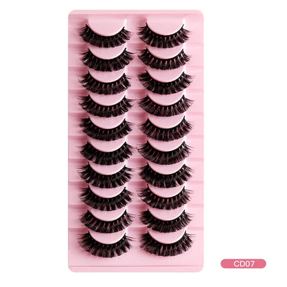 2/10Pairs 3D Mink Lashes russian strip lash Dramatic False Eyelashes Faux Cils Makeup Wholesale Fake Eyelash Extension maquiagem