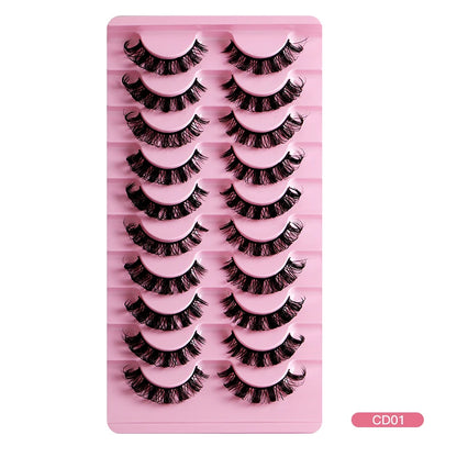 2/10Pairs 3D Mink Lashes russian strip lash Dramatic False Eyelashes Faux Cils Makeup Wholesale Fake Eyelash Extension maquiagem
