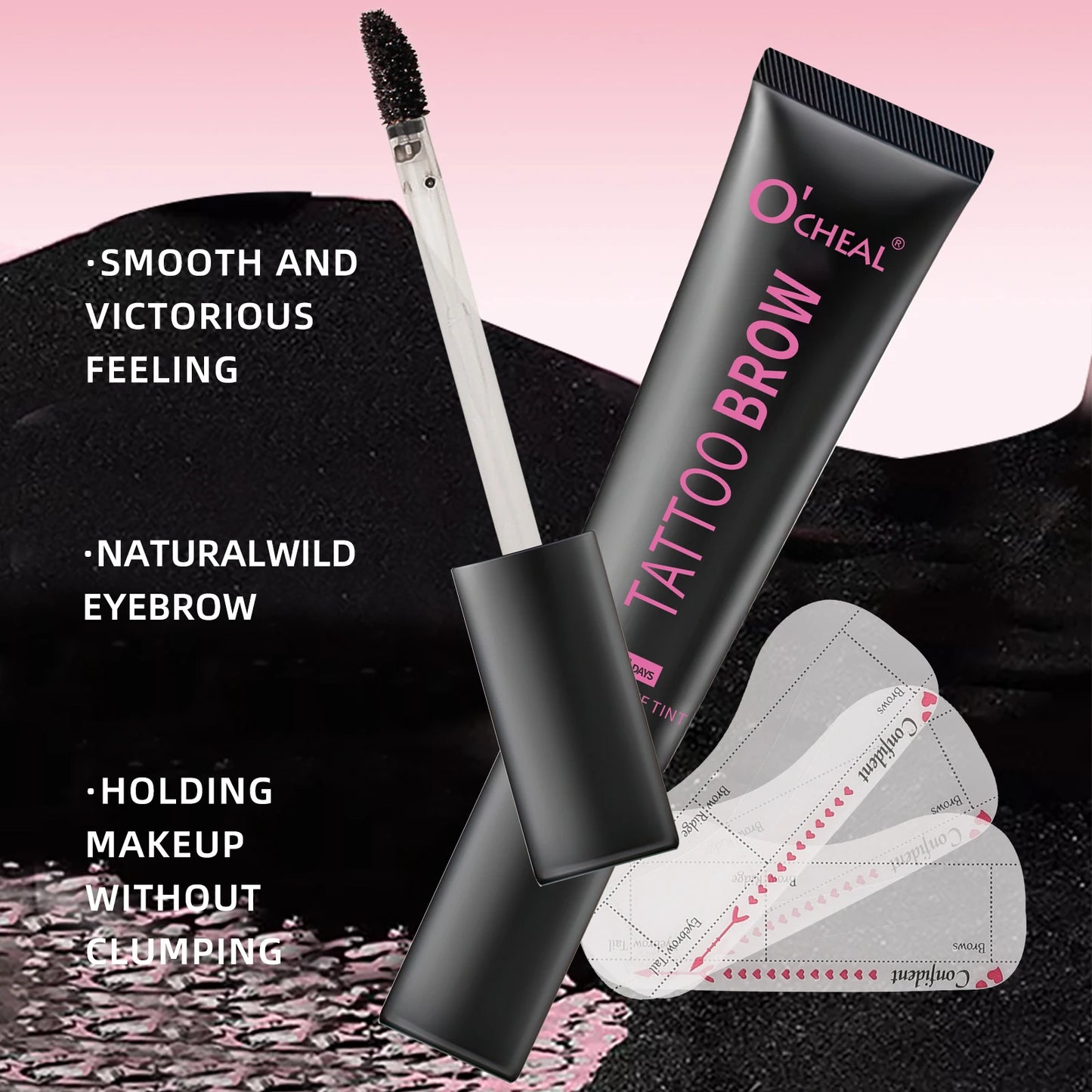 Ocheal  Eyebrow Dye Tint Fast Gel Eyelash Kit Eyebrows Tint Dye Makeup Waterproof Long Lasting Eyebrow Cream
