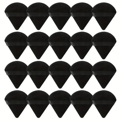 10/20PCS Triangle Makeup Sponge -Luxurious Velour,Ultra-Soft & Washable -Wet or Dry, Perfect for Loose Powder, Foundation & Body