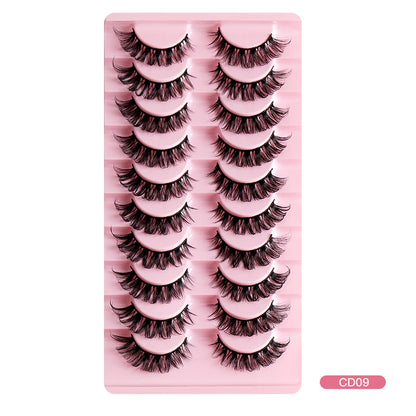 2/10Pairs 3D Mink Lashes russian strip lash Dramatic False Eyelashes Faux Cils Makeup Wholesale Fake Eyelash Extension maquiagem
