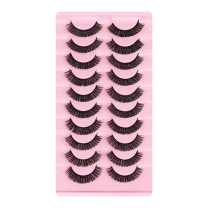2/10Pairs 3D Mink Lashes russian strip lash Dramatic False Eyelashes Faux Cils Makeup Wholesale Fake Eyelash Extension maquiagem