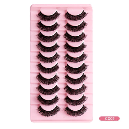 2/10Pairs 3D Mink Lashes russian strip lash Dramatic False Eyelashes Faux Cils Makeup Wholesale Fake Eyelash Extension maquiagem