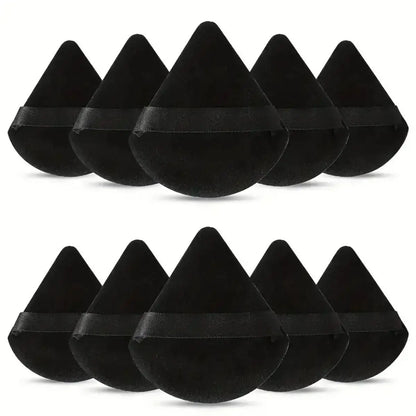 10/20PCS Triangle Makeup Sponge -Luxurious Velour,Ultra-Soft & Washable -Wet or Dry, Perfect for Loose Powder, Foundation & Body